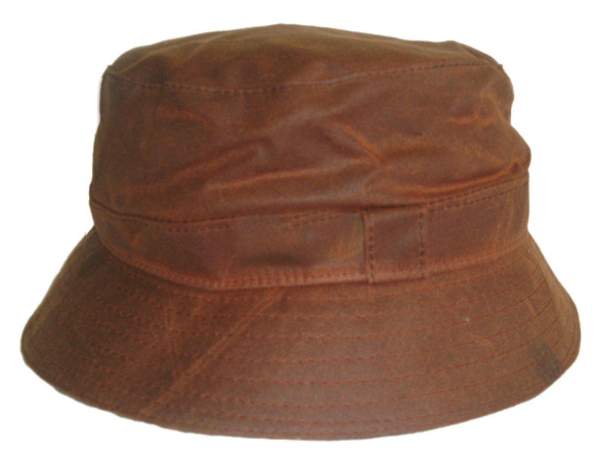 HW55 - Antique Wax Bush Hat - Oxford Blue