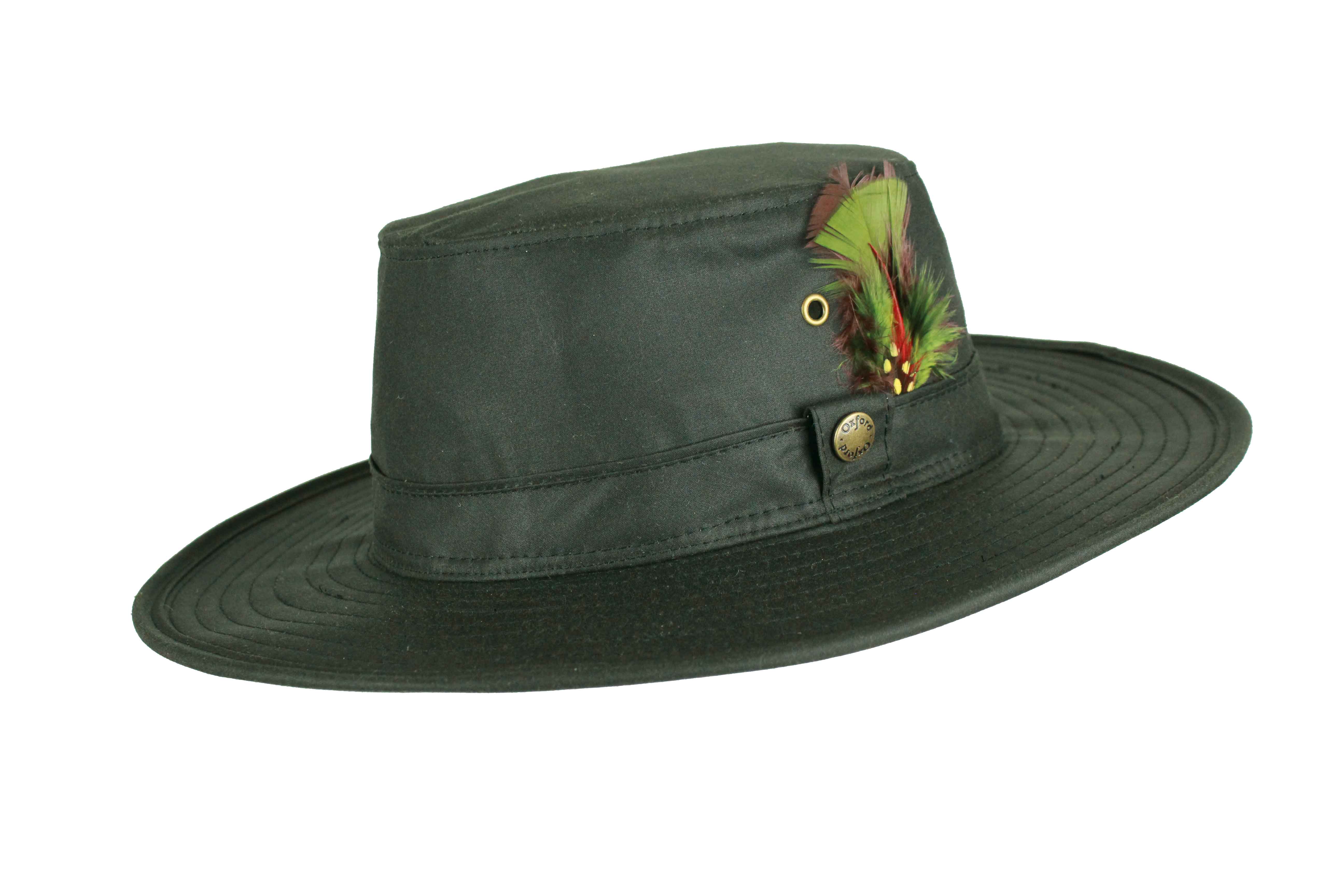 Aussie Feather Wax Hat Oxford Blue