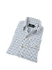 KSH01 - Kids Full Sleeve Tattersall Shirt - BLUE - Oxford Blue