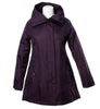 LJ064 - Women's New England Coat - BLACKBERRY - Oxford Blue