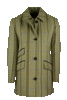 LTW02 - Women's Tailored Tweed Coat - BLUE
