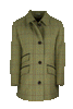 LTW02 - Women's Tailored Tweed Coat - WHEAT