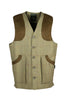 MT10 - Men's Braemer Shootong Gilet - WHEAT - Oxford Blue