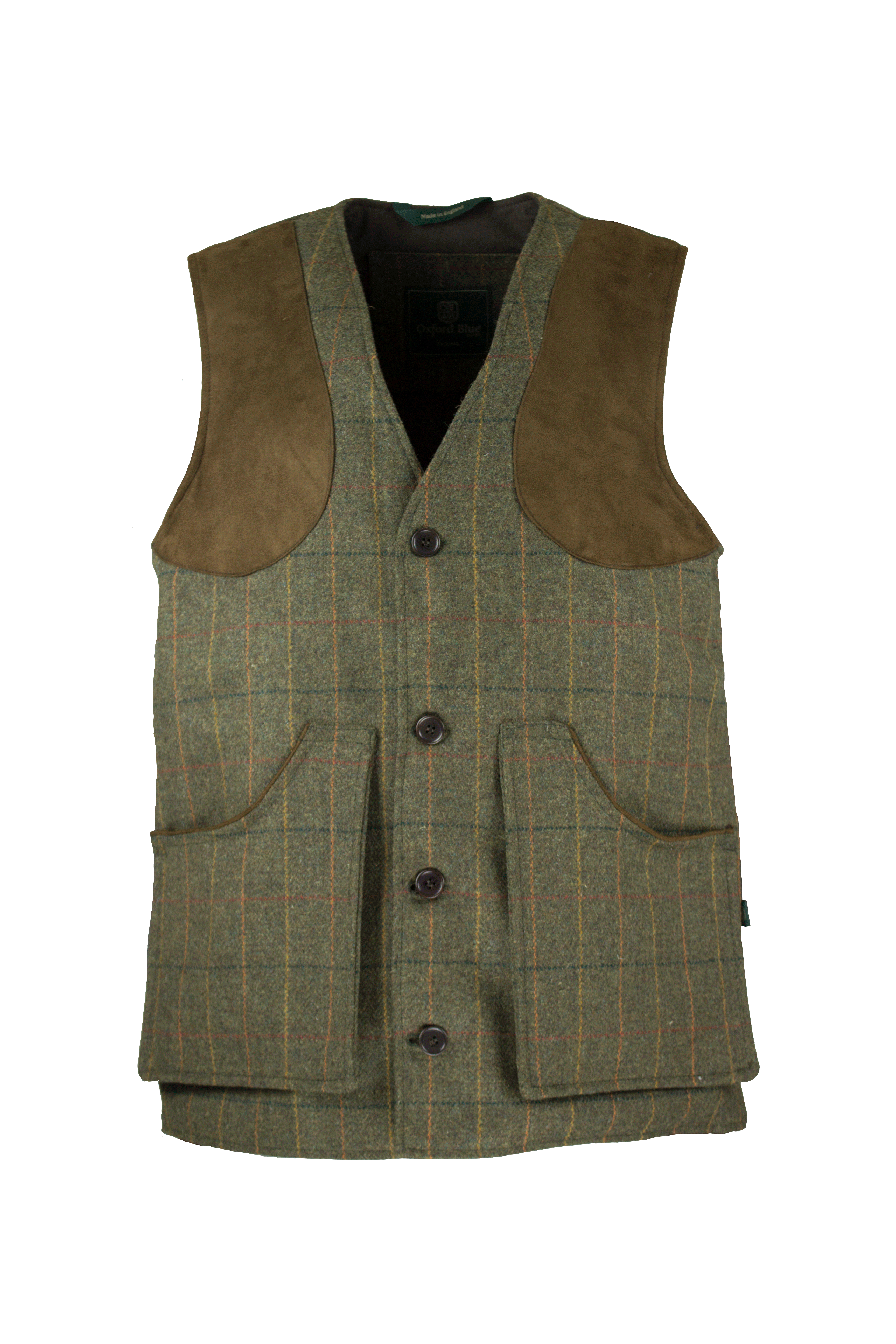 MT10 - Men's Braemer Shootong Gilet - GREEN CHECK