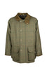 MT12 - Men's Braemer Shootong Coat- GREEN CHECK - Oxford Blue