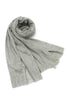 Plain Shaded Cashmere Scarf - Off White - Oxford Blue