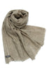 Plain Shaded Cashmere Scarf - Light Khaki - Oxford Blue