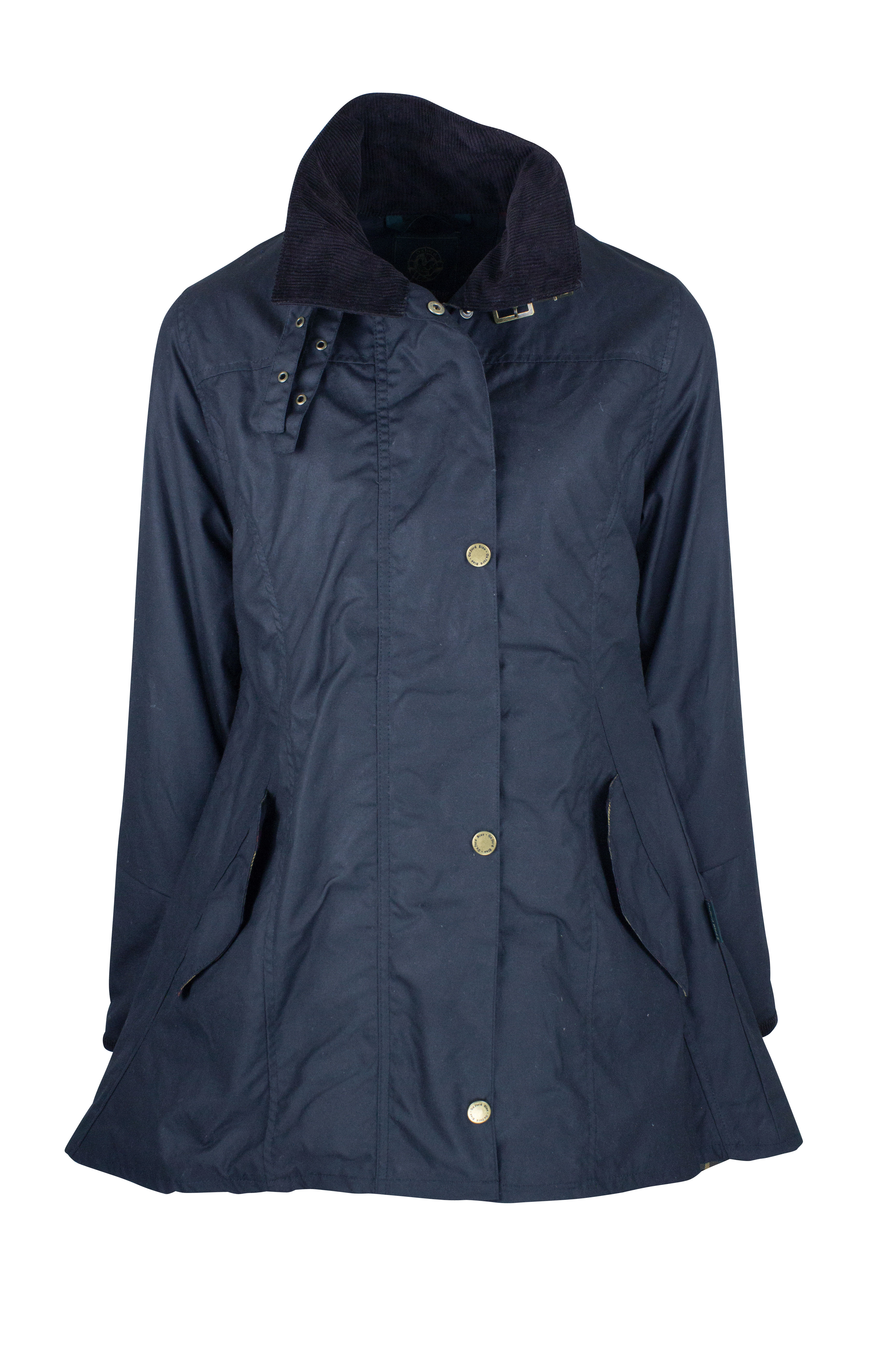 W02 - Women's Olivia Waxed Jacket - NAVY