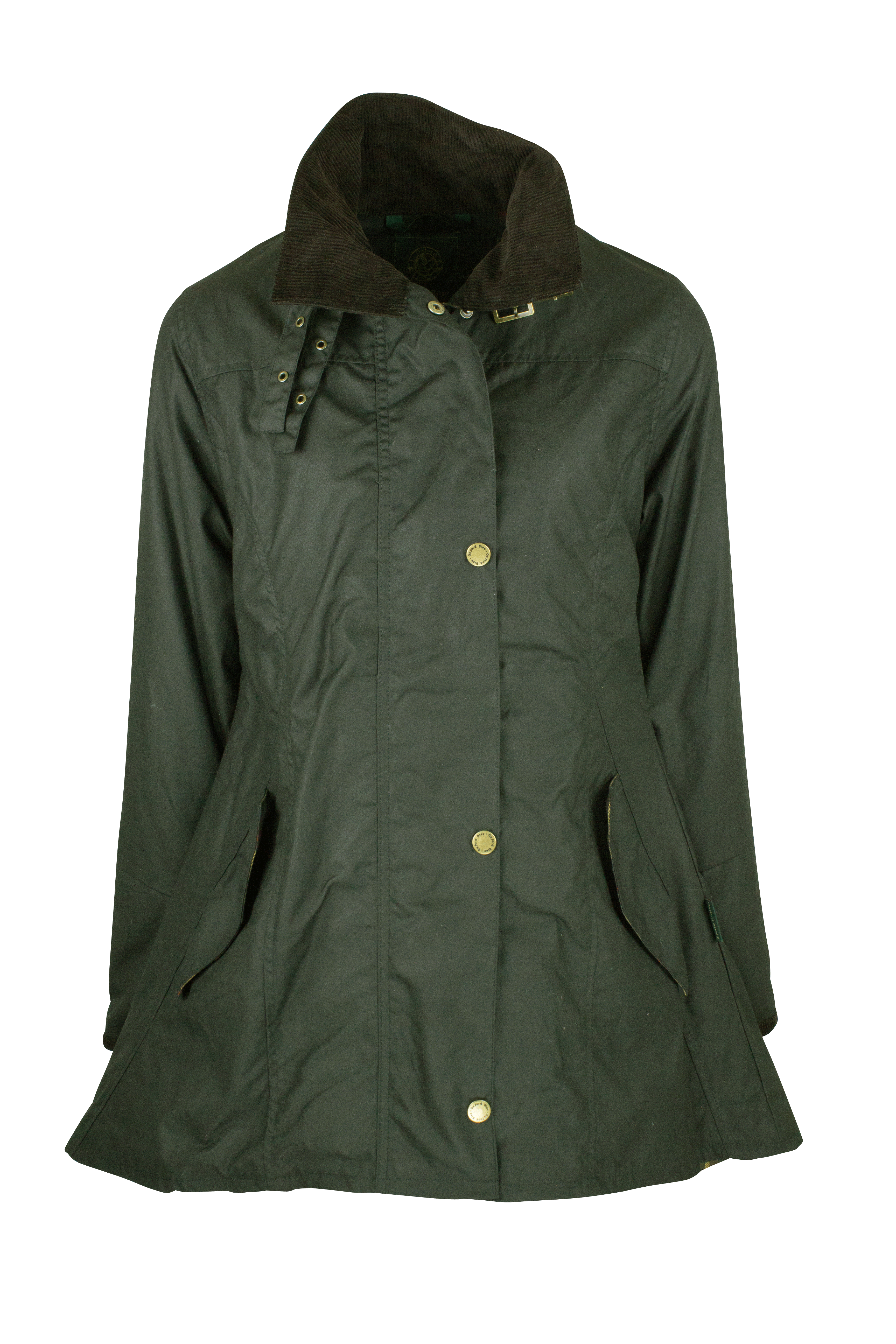 W02 - Women's Olivia Waxed Jacket - DARK OLIVE