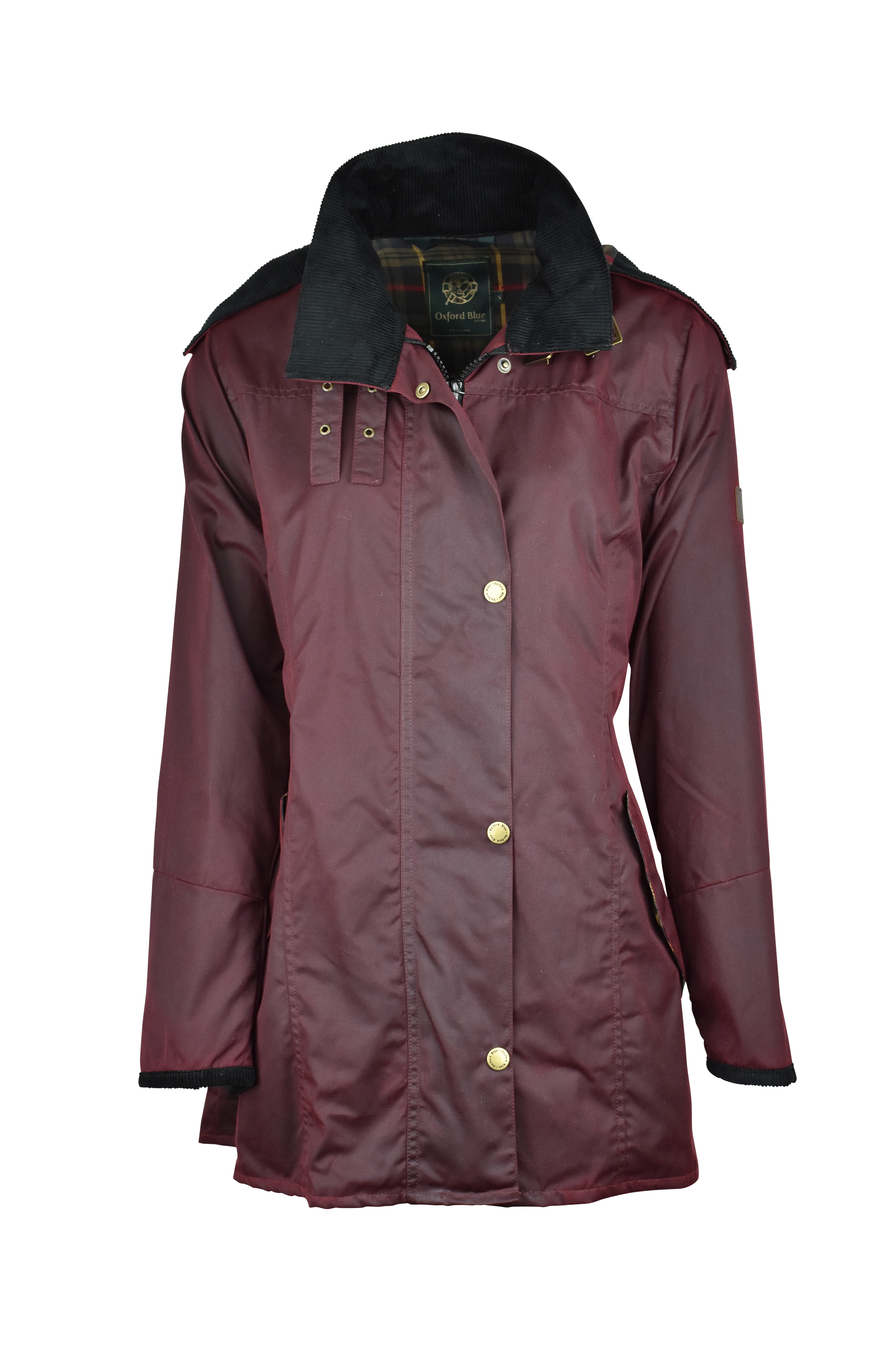 W02 - Women's Olivia Waxed Jacket - PLUM