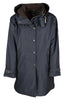 W08 - Ladies Brighton Washwax Parka - NAVY - Oxford Blue