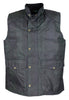 W175 - Men's Tartan Wax Chelsea Gilet - BLACKWATCH - Oxford Blue