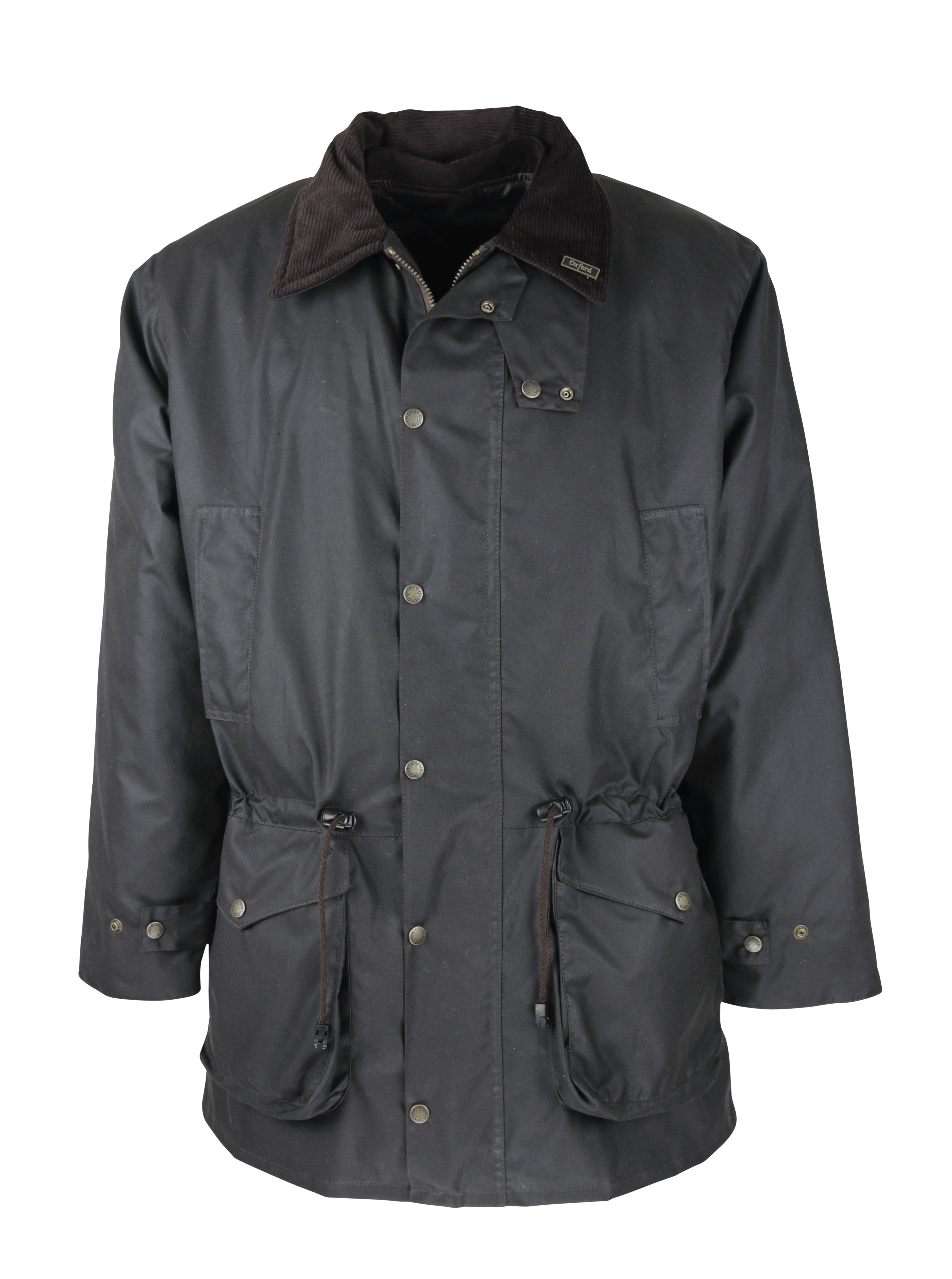 W21 - Bray 3 in 1 Wax Jacket (Vented) - DARK OLIVE - Oxford Blue