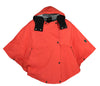 W22 - Ladies Cotton Hooded Cape - ORANGE - Oxford Blue