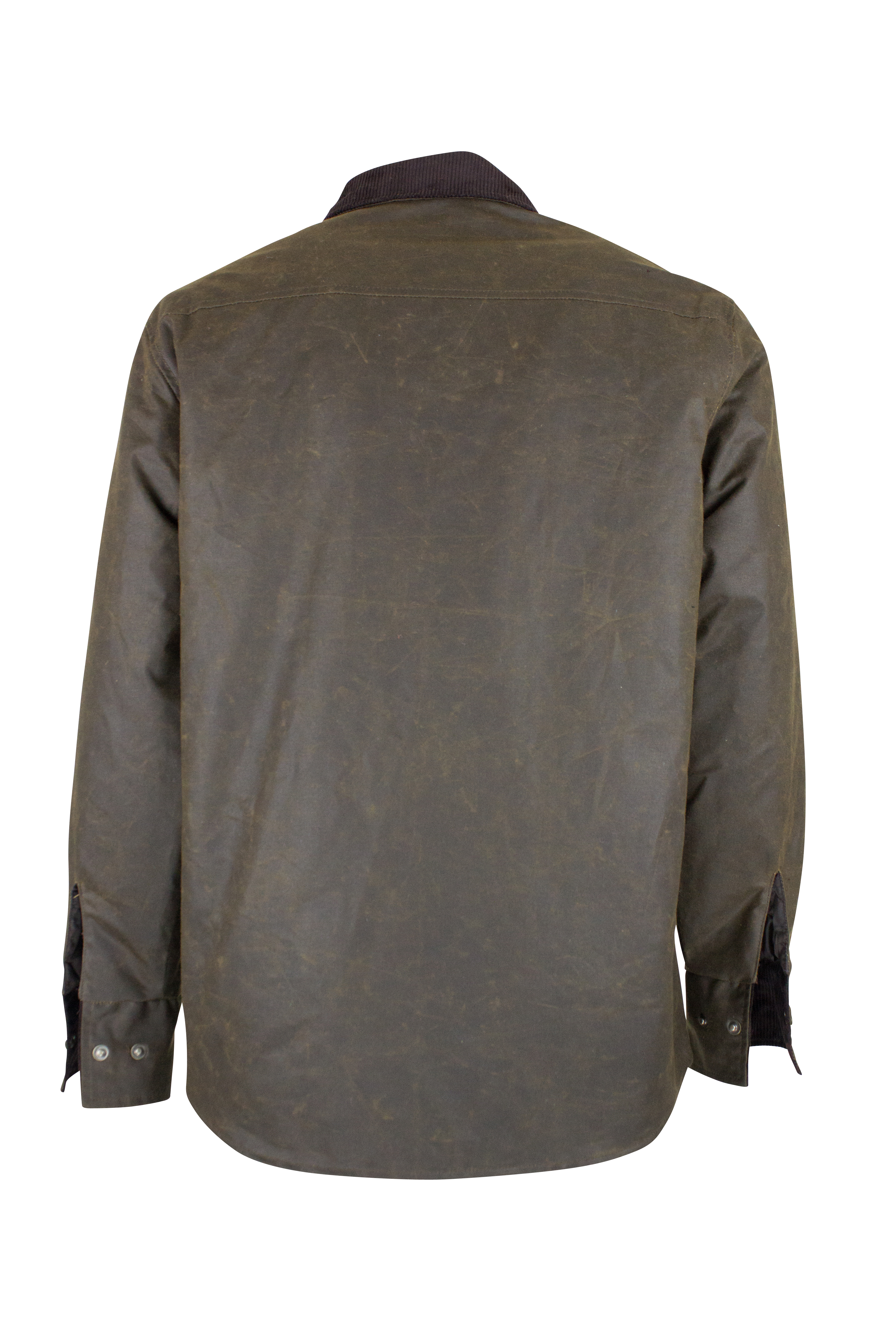 W26 - Men's Alum Antique Wax Overshirt - CARAMEL - Oxford Blue