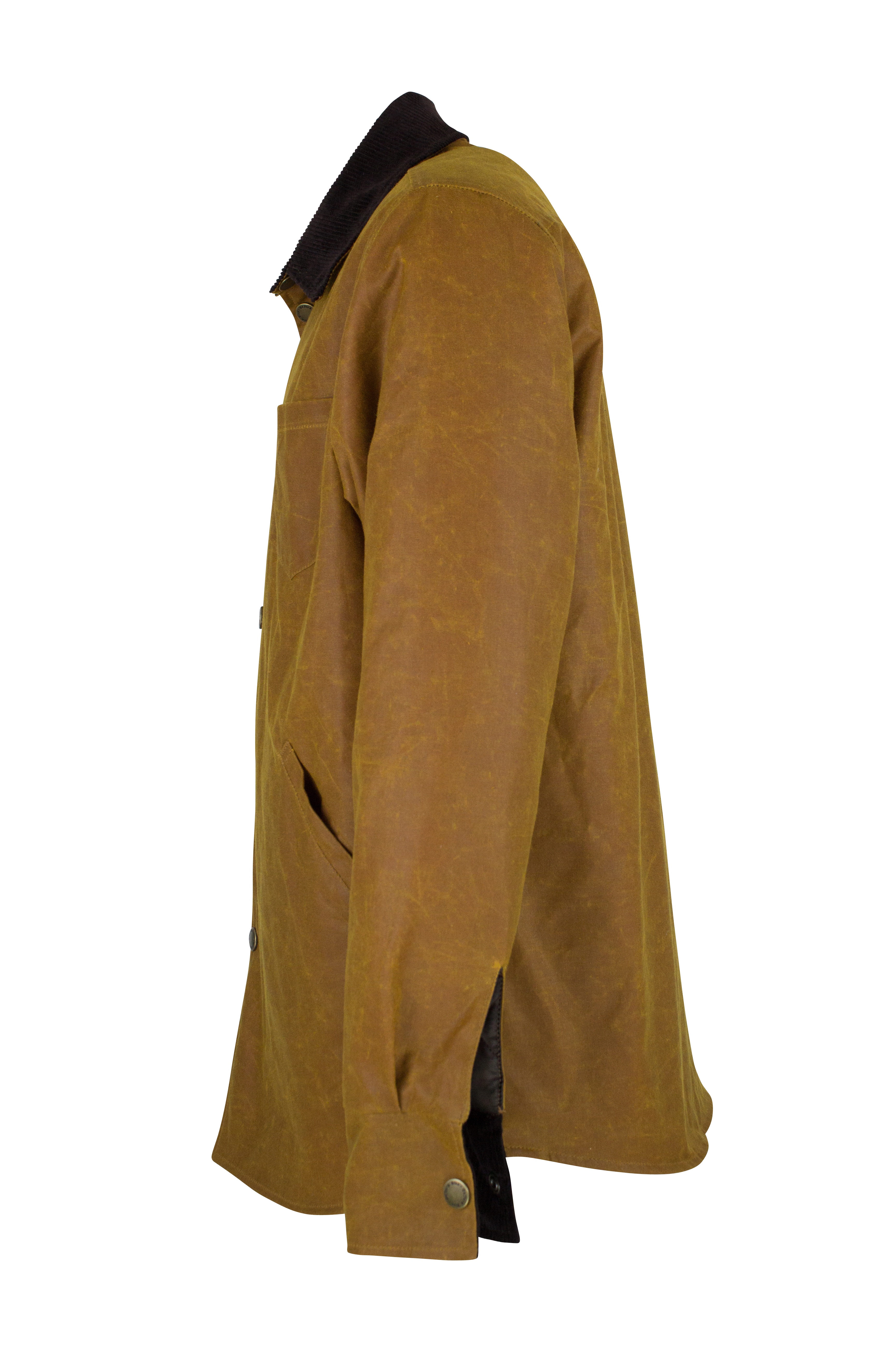W26 - Men's Alum Antique Wax Overshirt - GOLD - Oxford Blue