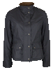 W31 - Ladies New York Biker - BLACK - Oxford Blue