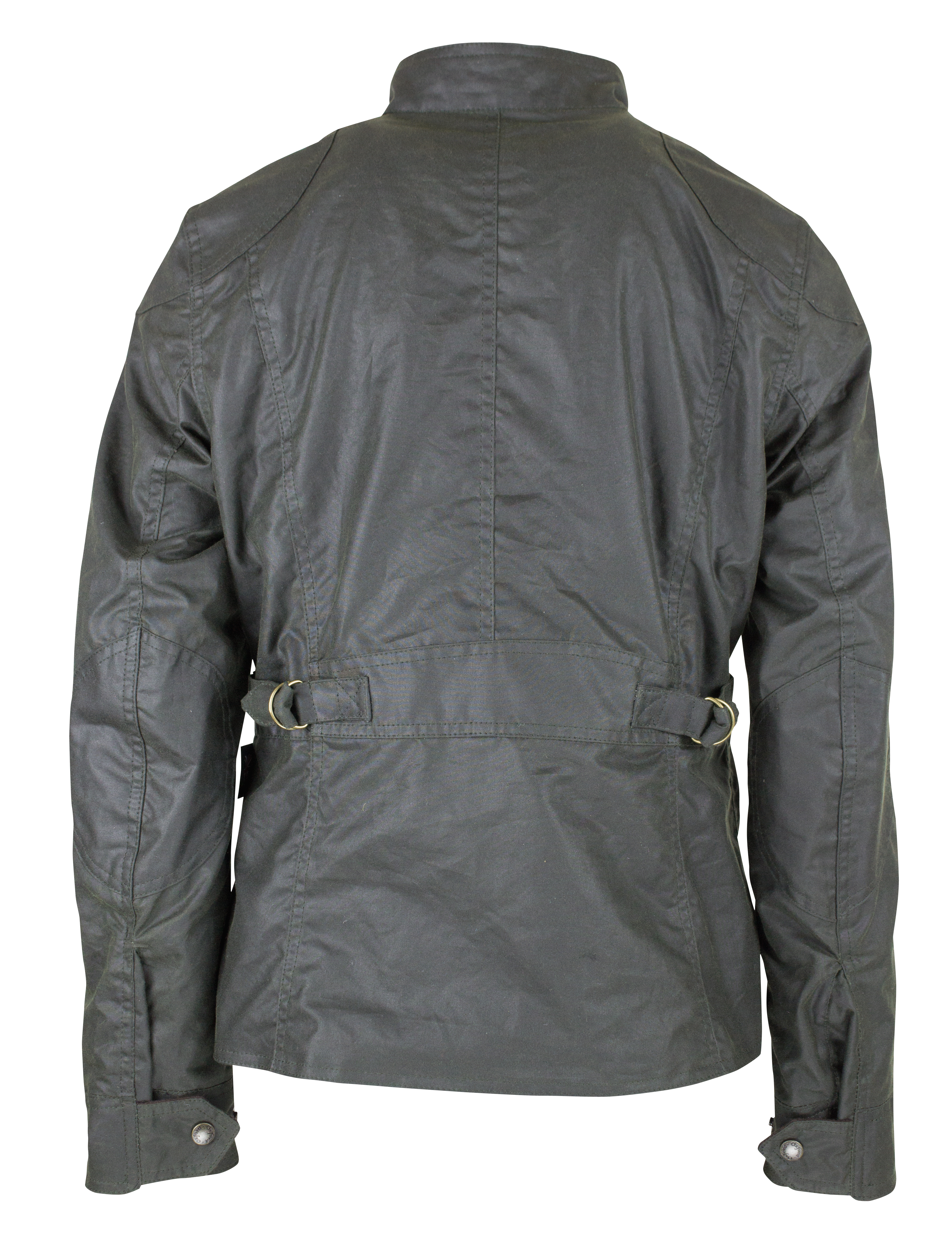 W31 - Ladies New York Biker - OLIVE - Oxford Blue