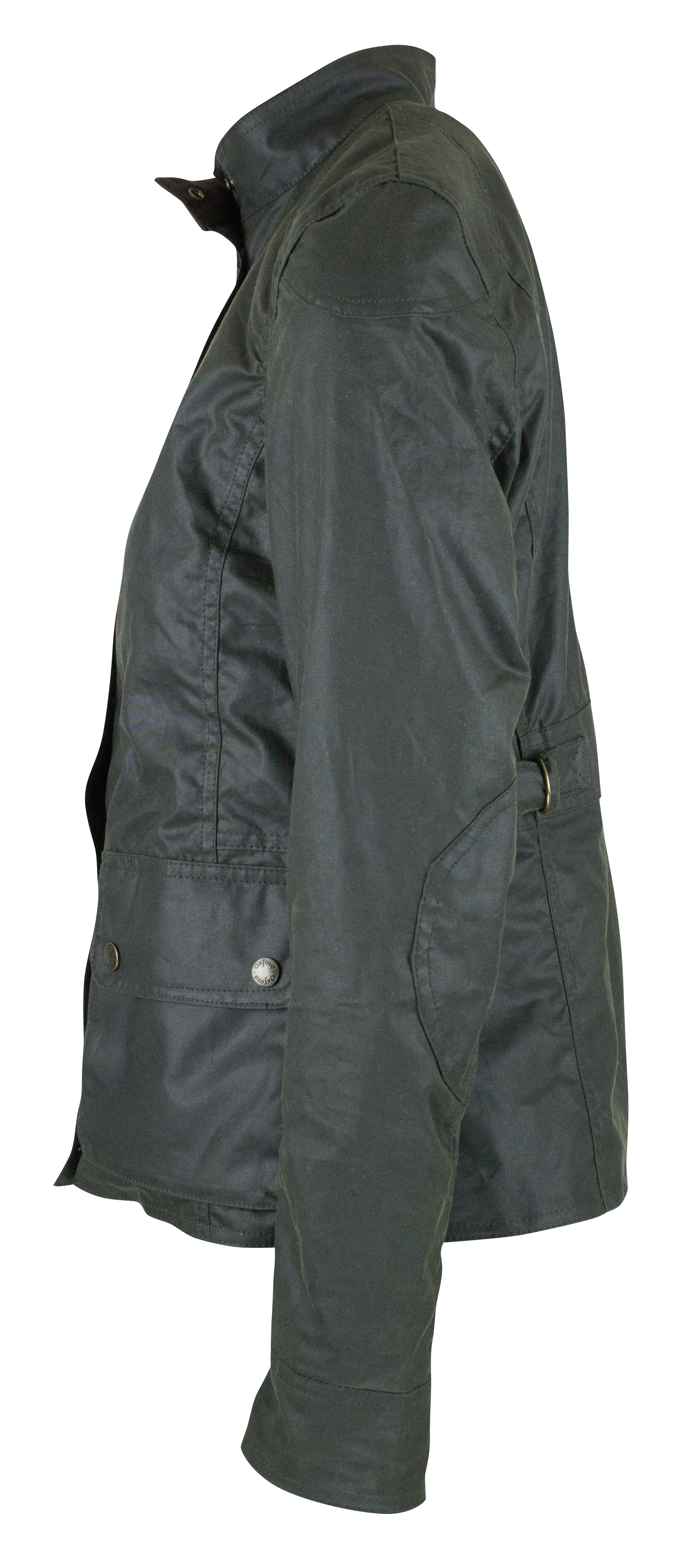 W31 - Ladies New York Biker - OLIVE - Oxford Blue