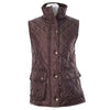 W33 - Women's Newbury Gilet - BROWN - Oxford Blue