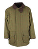W37 - Men's Brampton Raglan Tweed Coat - DARK GREEN (5907/51) - Oxford Blue