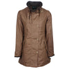 W47 - Women's Katrina Waxed Jacket - SAND - Oxford Blue