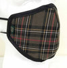 FM05 - Cotton Plaid Face Mask - RC - Oxford Blue