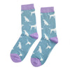 Women's Labradors Socks - Blue - Oxford Blue