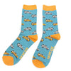 Mens Jeep Socks - Teal Blue - Oxford Blue